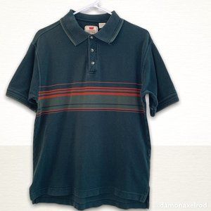 Levi's | Green Button Up Polo Shirt, M